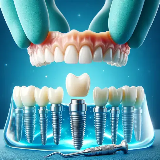Временные протезы после установки имплантов Временные протезы после установки имплантов