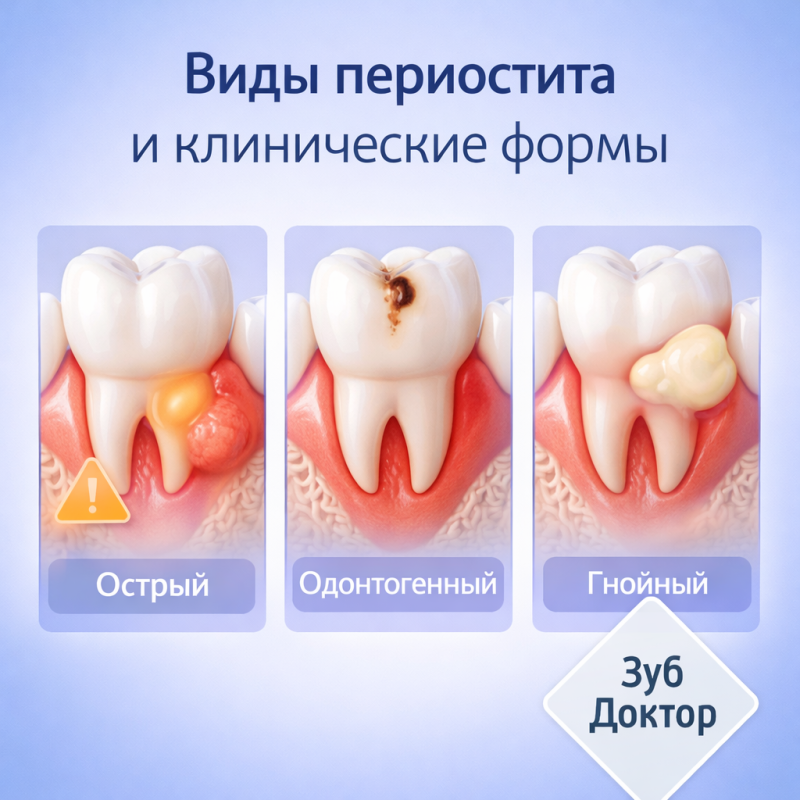 Виды периостита и клинические формы Виды периостита и клинические формы