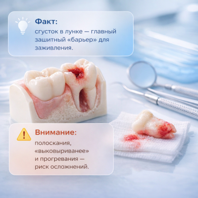 Удалили зуб: что дальше