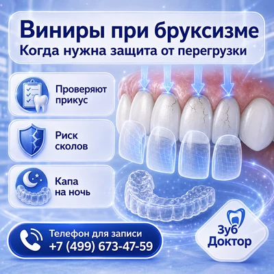 Виниры при бруксизме Виниры при бруксизме