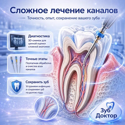 Сложное лечение каналов: когда нужен расширенный контроль