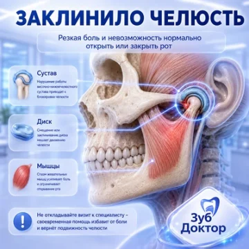 Заклинило челюсть: что это значит и куда идти