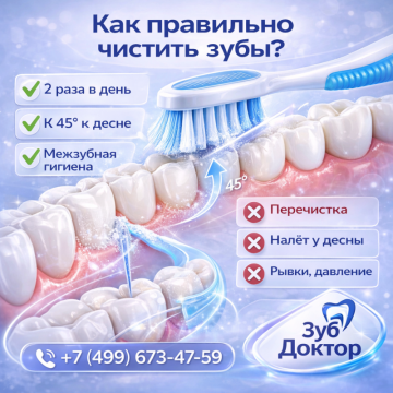 Правильная техника чистки зубов