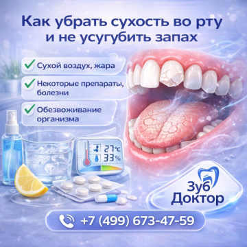 Как убрать сухость во рту: советы стоматолога