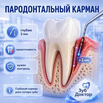 Пародонтальный карман: что это и чем опасен