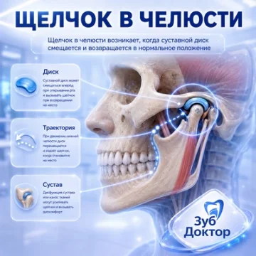 Щелчок в челюсти без боли: нужно ли лечить