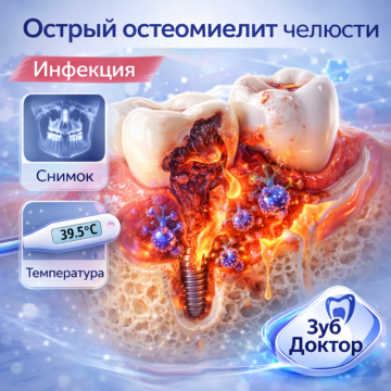 Острый остеомиелит челюсти