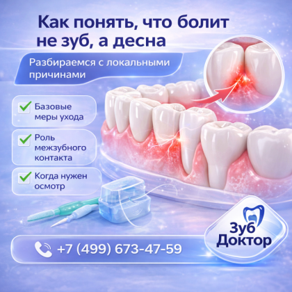 Что болит не зуб, а десна