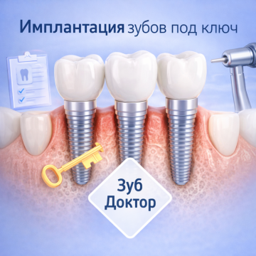 Имплантация зубов под ключ
