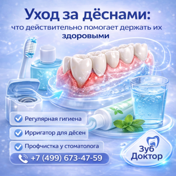 Уход за дёснами