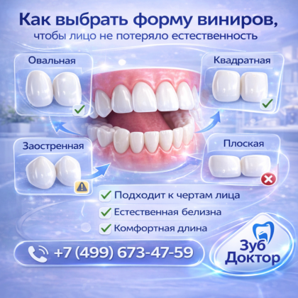Форма виниров