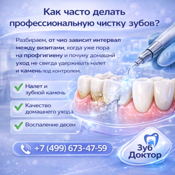 Как часто делать профчистку