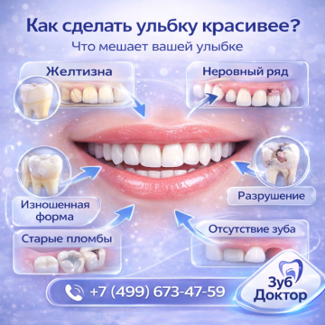 Ровные и белые зубы