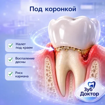 Пародонтит под коронкой: почему воспаляется десна