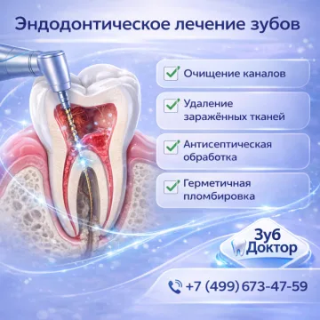 Эндодонтическое лечение зубов