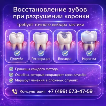 Восстановление зубов