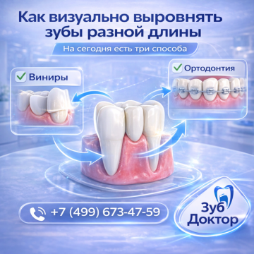 Зубы разной длины