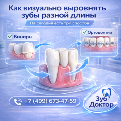 Зубы разной длины