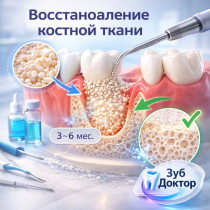 Восстановление костной ткани в имплантологии