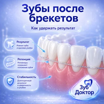 Почему зубы могут вернуться после брекетов