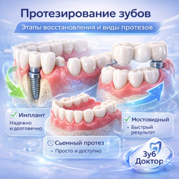 Протезирование зубов