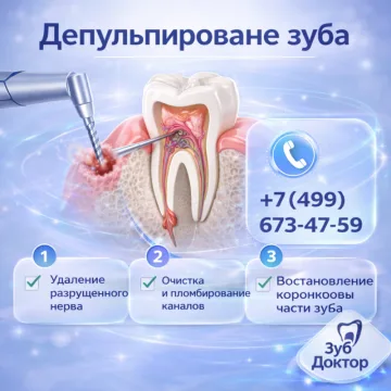 Депульпирование зуба