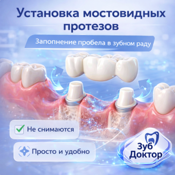 Установка мостовидных протезов?