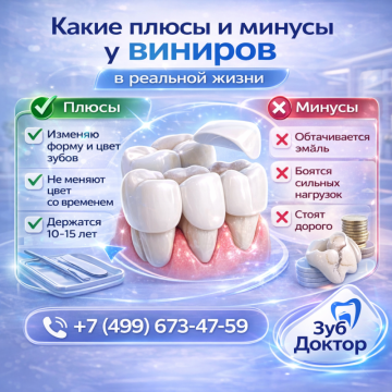 Плюсы минусы виниров