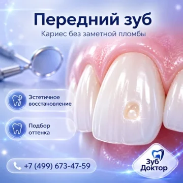 Кариес на переднем зубе: как лечат без заметной пломбы