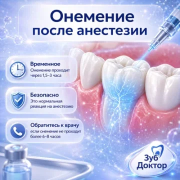 Онемение после анестезии: сколько это нормально