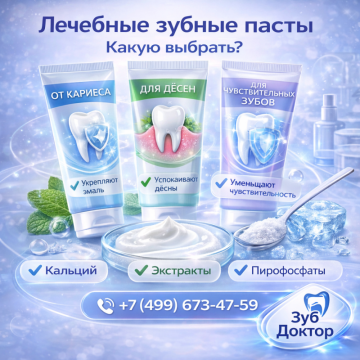 Лечебные зубные пасты