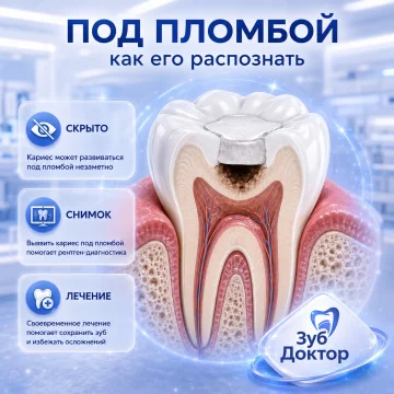 Кариес под пломбой: как его распознать