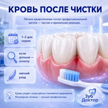 Десна кровит после профгигиены: когда это нормально