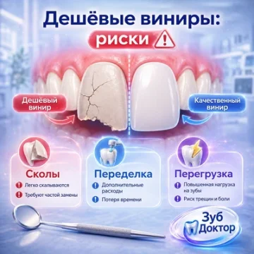 Дешёвые виниры: риски экономии