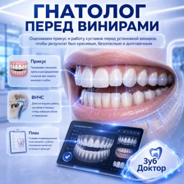 Гнатолог перед винирами: зачем проверять сустав