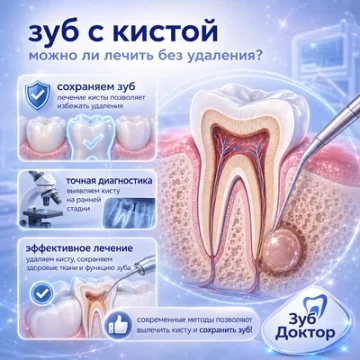 Можно ли лечить зуб с кистой без удаления
