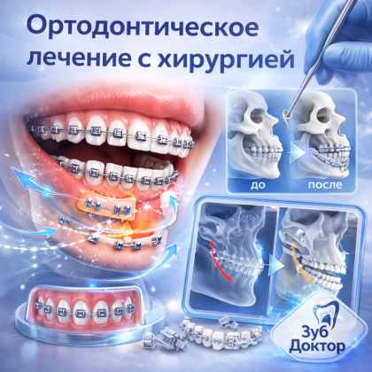 Хирург и ортодонт: совместное лечение при тяжёлых прикусах