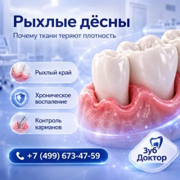 Рыхлые дёсны: почему ткани теряют плотность