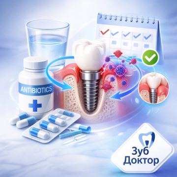 Антибиотики после имплантации