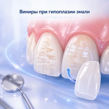 Виниры при гипоплазии эмали