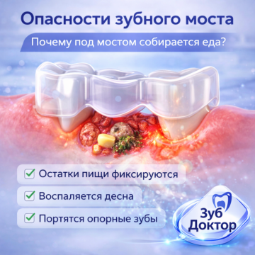 Почему под мостом собирается еда