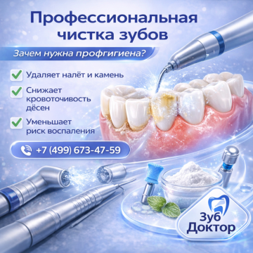 Профессиональная чистка зубов