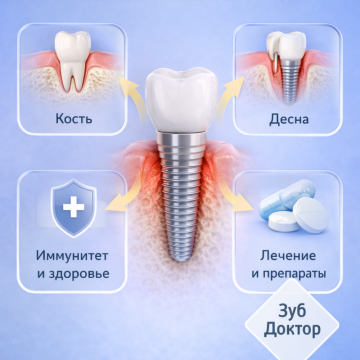 От чего зависит приживаемость импланта и можно ли на это повлиять