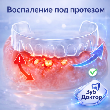 Воспаление под протезом