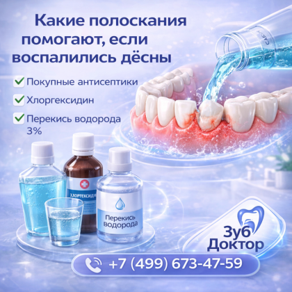 Чем полоскать десны