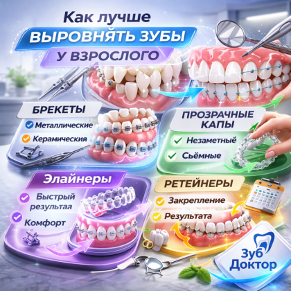 Как лучше выровнять зубы