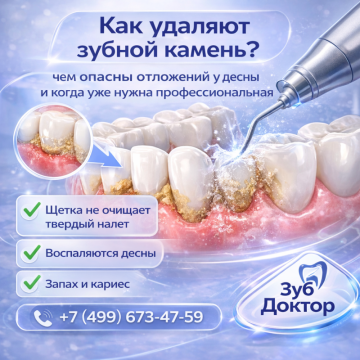 Удаление зубного камня