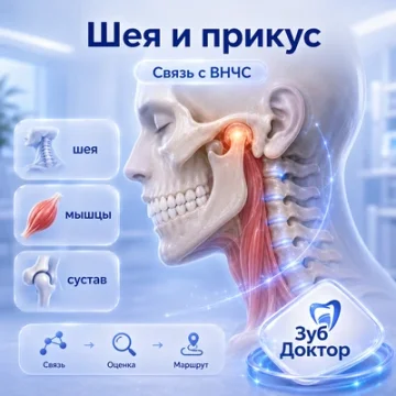 Боль в шее и прикус: когда есть связь с ВНЧС