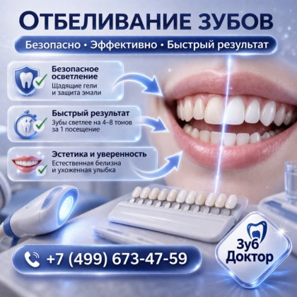 Отбеливание зубов