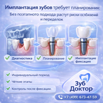Почему имплантация — это план